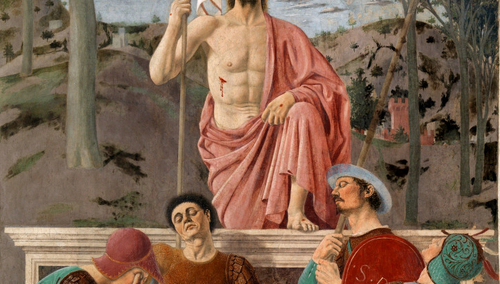 Piero della Francesca "Risurrezione di Cristo"