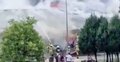 Pożar Biedronki w miejscowości Buk pod Poznaniem