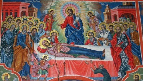 Wniebowstąpienie NMP, fresk