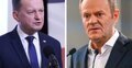 Mariusz Błaszczak oraz Donald Tusk