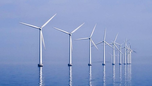 Elektrownia wiatrowa na morzu, zdjęcie poglądowe