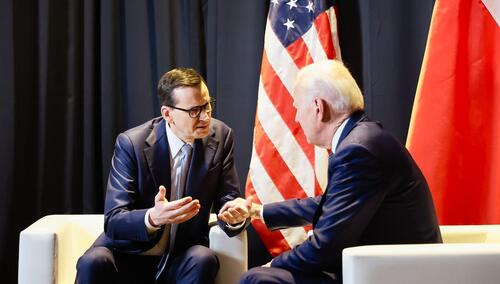 Mateusz Morawiecki i Joe Biden