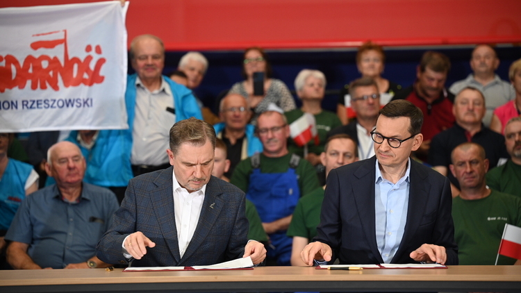 Podpisanie porozumienia Rząd-Soldiarność