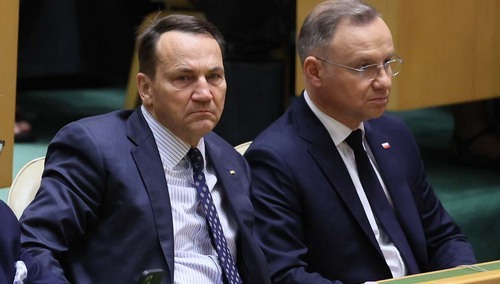 Radosław Sikorski i Andrzej Duda