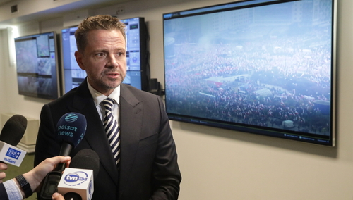 Prezydent Warszawy Rafał Trzaskowski