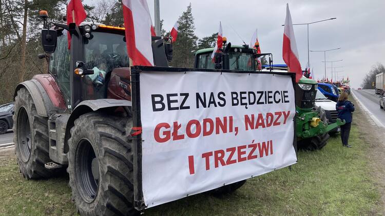 protest rolników