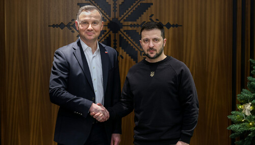 Prezydenci Andrzej Duda i Włodymyr Zełenski