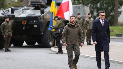 Mateusz Morawiecki i Wołodymyr Zełenski