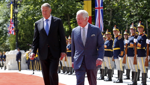 Król Karol w Rumunii