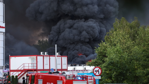Pożar w Siemianowicach Śląskich