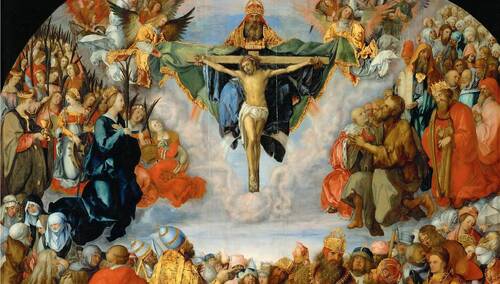 Wszyscy święci, obraz pędzla Albrechta Dürera z ołtarza w Landau z 1511 roku