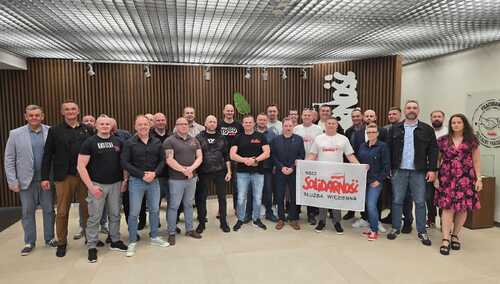 Spotkanie Piotra Dudy z przewodniczącymi Solidarności Służby Więziennej