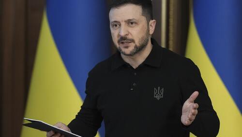 Prezydent Ukrainy Wołodymyr Zełenski