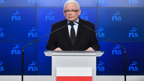 Prezes PiS Jarosław Kaczyński