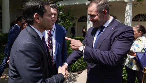 Marco Rubio i Karol Nawrocki