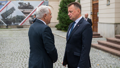 Warszawa: Minister Błaszczak spotkał się z ministrem obrony Rumunii