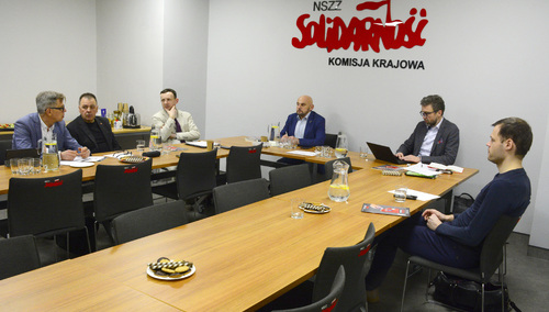 Spotkanie przedstawicieli "Koalicji dla Gotówki"