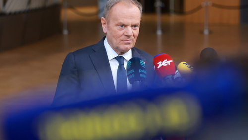 Premier Donald Tusk na szczycie w Brukseli