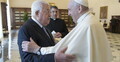 Od lewej: Mahmud Abbas, papież Franciszek
