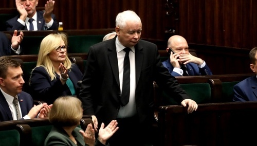 Szef PiS Jarosław Kaczyński 