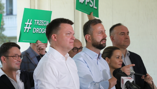 Szymon Hołownia i Władysław Kosiniak-Kamysz