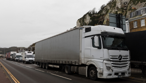 Ciężarówki w Anglii