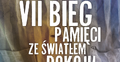 plakat VII Bieg pamięci ze Światłem Pokoju 