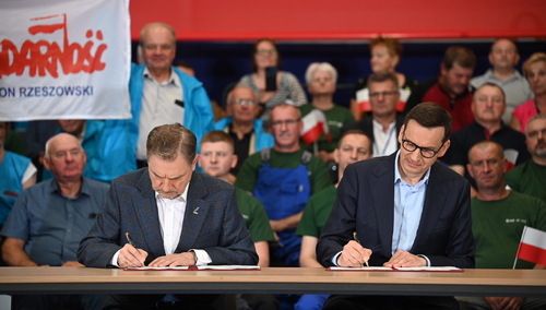 Podpisanie porozumienia Rząd-Soldiarność