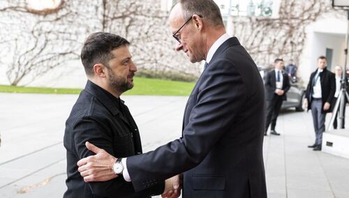 Wołodymyr Zełenski, Fridrich Merz w Berlinie