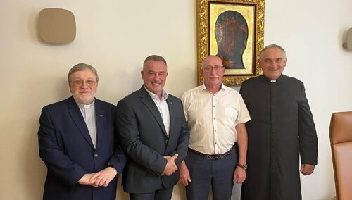 Spotkanie przedstawicieli bydgoskiej Solidarności z bp. Krzysztofem Włodarczykiem