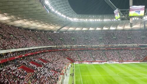 Mecz Polska-Anglia na Stadionie Narodowym w Warszawie