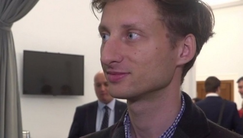 Poseł Franciszek Sterczewski z Koalicji Obywatelskiej