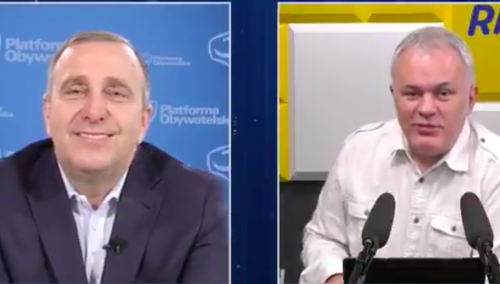 Grzegorz Schetyna i Robert Mazurek