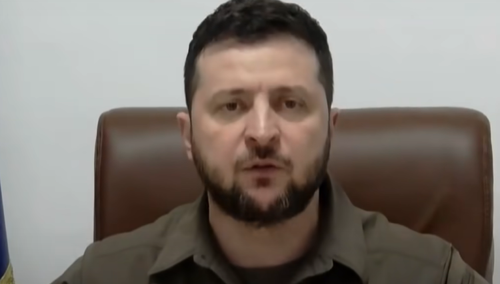 prezydent Ukrainy Wołodymyr Zełenski