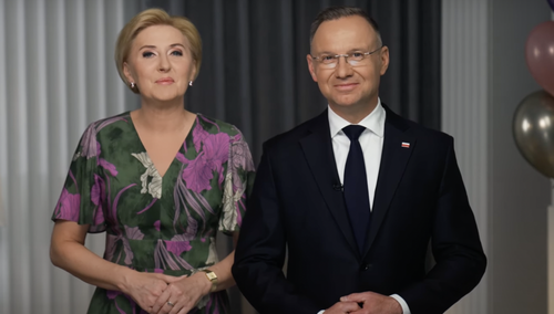 Prezydent Andrzej Duda i Pierwsza Dama Agata Kornhauser-Duda