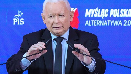Prezes PiS Jarosław Kaczyński