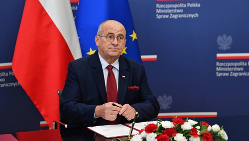 Minister Spraw Zagranicznych Zbigniew Rau