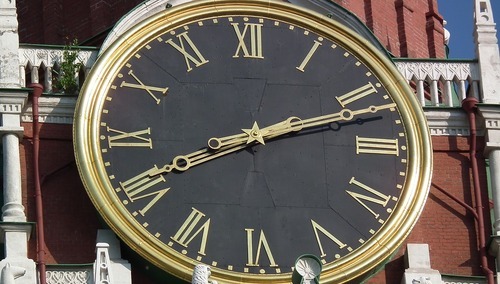 Zegar na wieży Kremla