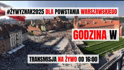 Żywy Znak dla Powstania Warszawskiego