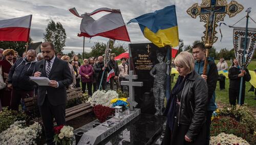 Odsłonięcie pomnika nagrobnego Bogdana Szczerbyka