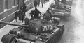 Czołgi T-55 w Zbąszyniu podczas stanu wojennego