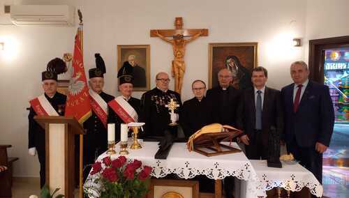 Przekazanie relikwii ks. Jerzego Popiełuszki