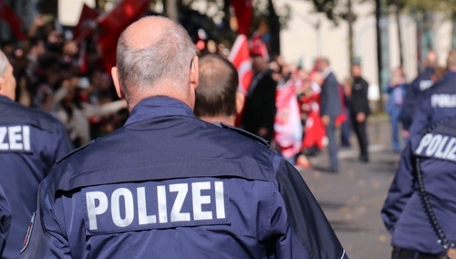 Niemiecka policja, zdjęcie ilustracyjne