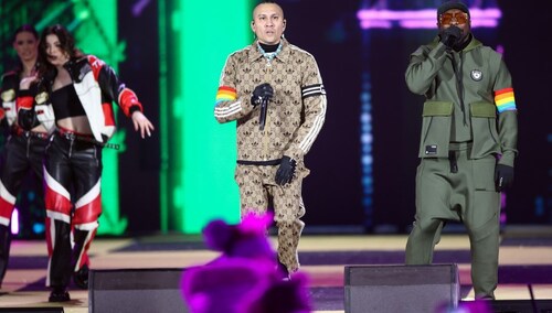 Występ zespołu Black Eyed Peas podczas koncertu pt. "Sylwester Marzeń z Dwójką"