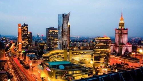 Widok na centrum Warszawy – zdjęcie ilustracyjne