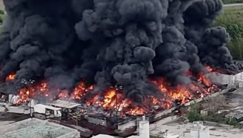 pożar w Siemianowicach Śląskich 