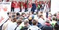 Manifestacja NSZZ "S" - zdjęcie poglądowe