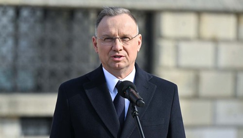 Prezydent Andrzej Duda na uroczystościach w Krakowie