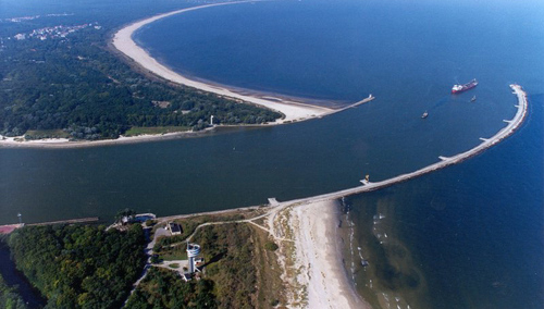 Wejście do portu w Świnoujściu
