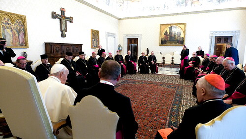 Trzecia tura polskich biskupów - spotkanie z Franciszkiem